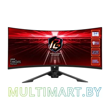 Игровой монитор ASRock Phantom Gaming PG34WQ15R3A